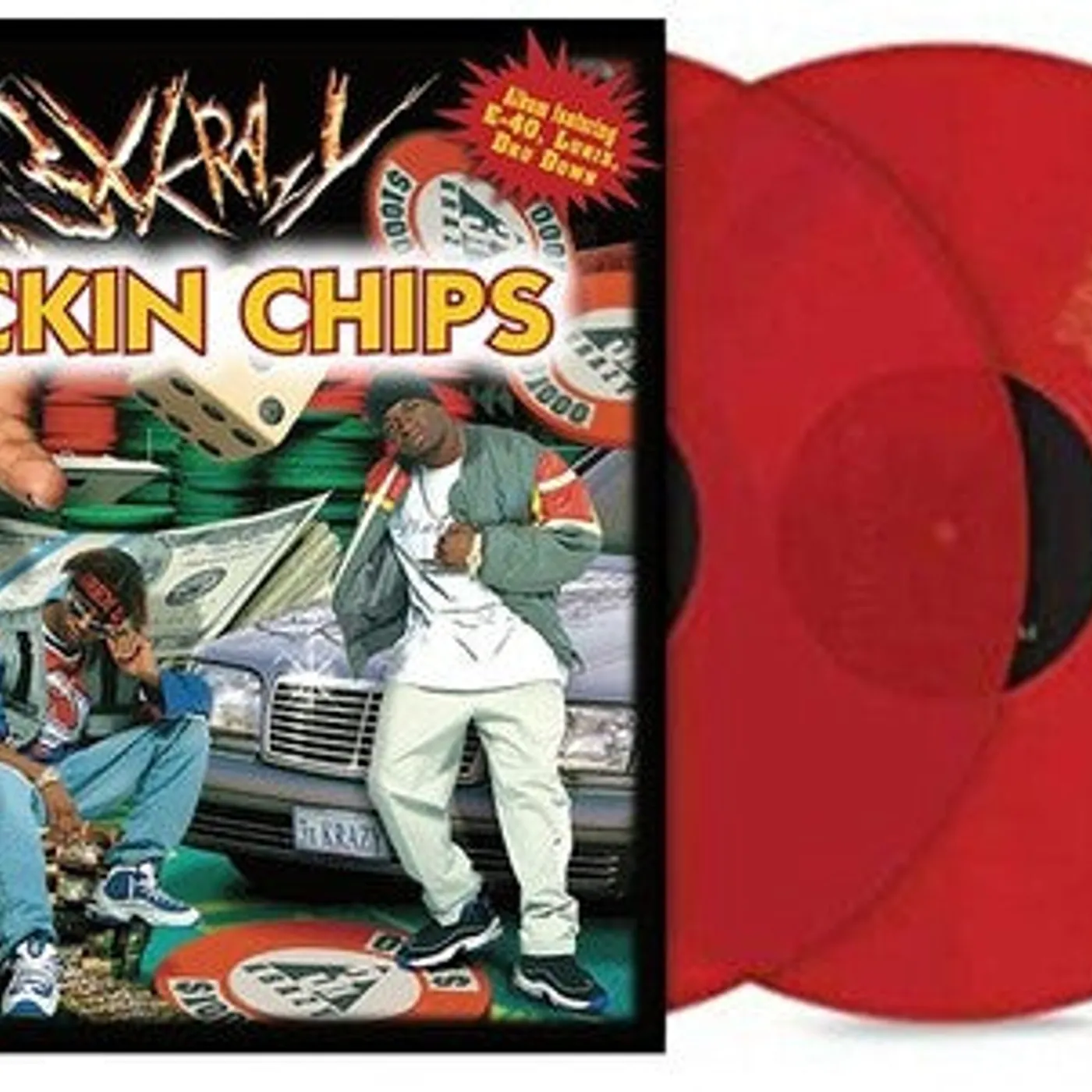 3X Krazy LP Vinyl - Stackin Chips - Red (Coloured Vinyl) (Red)