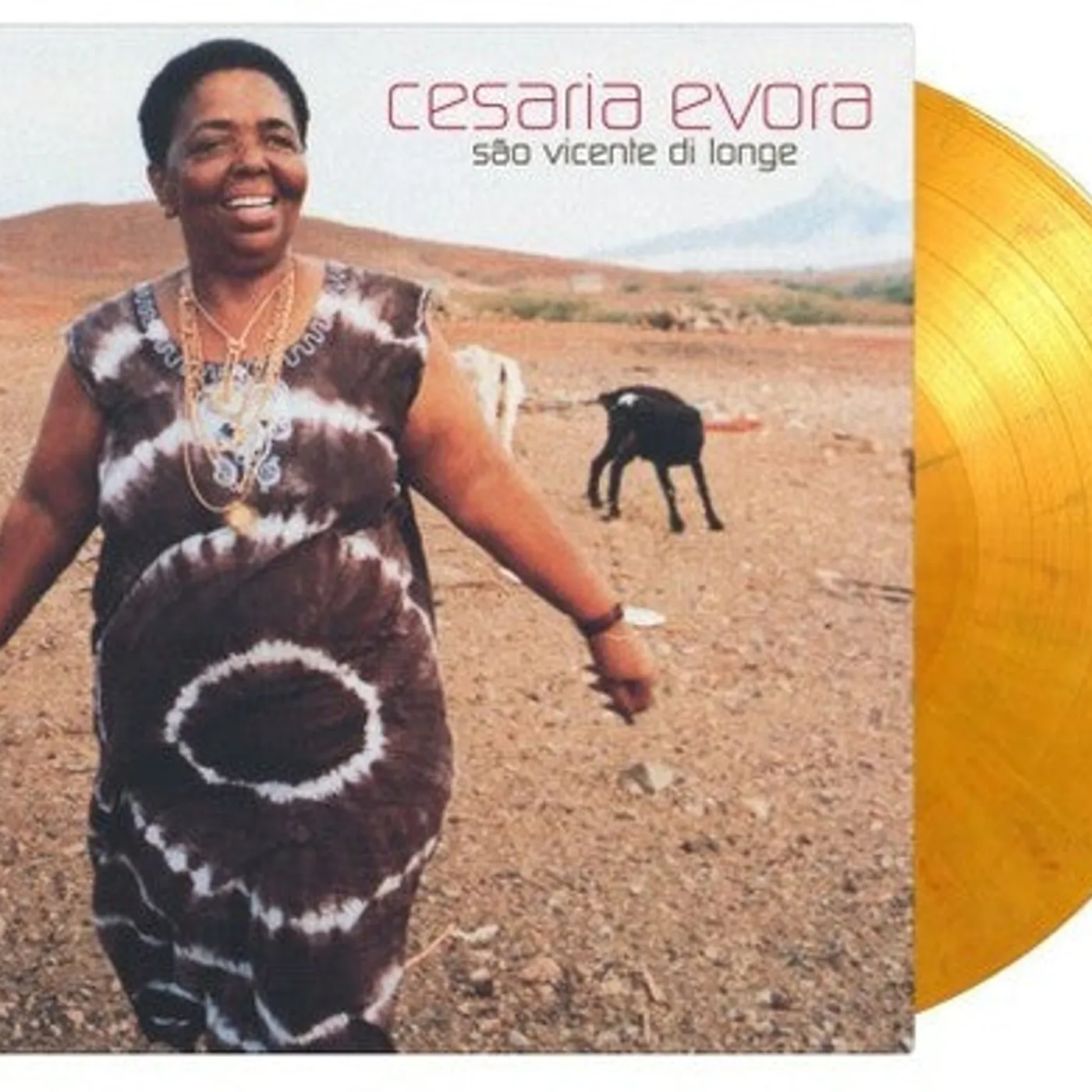 Cesária Evora LP Vinyl - Sao Vicente Di Longe (Blk) (Coloured Vinyl) (Ltd) (Ogv)