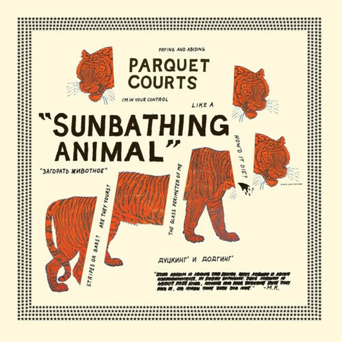 Parquet Courts LP Vinyl - Sunbathing Animal