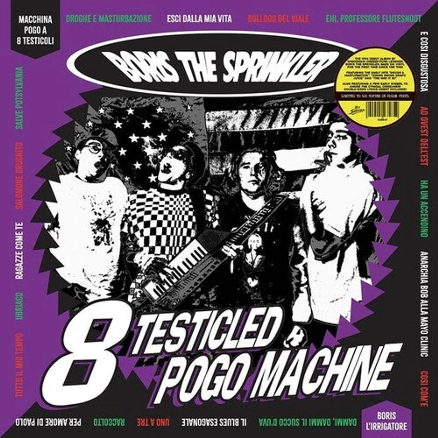 Boris The Sprinkler LP Vinyl - 8 Testicled Pogo Machine (Uk)