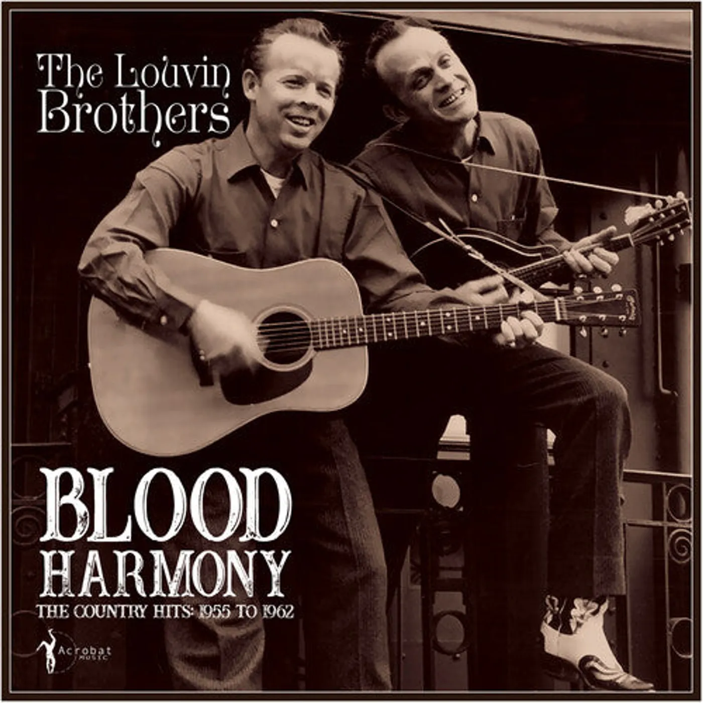 The Louvin Brothers LP Vinyl - Blood Harmony The Country Hits 1955-62