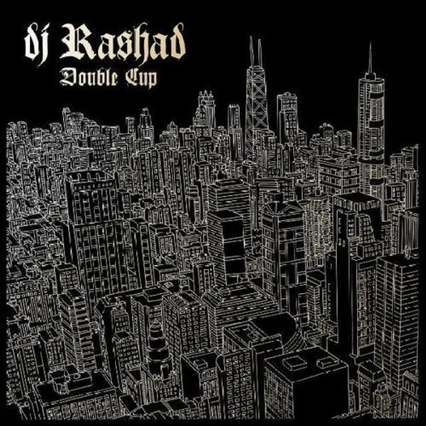 DJ Rashad LP Vinyl - Double Cup (Coloured Vinyl) (Gol) (Ltd)
