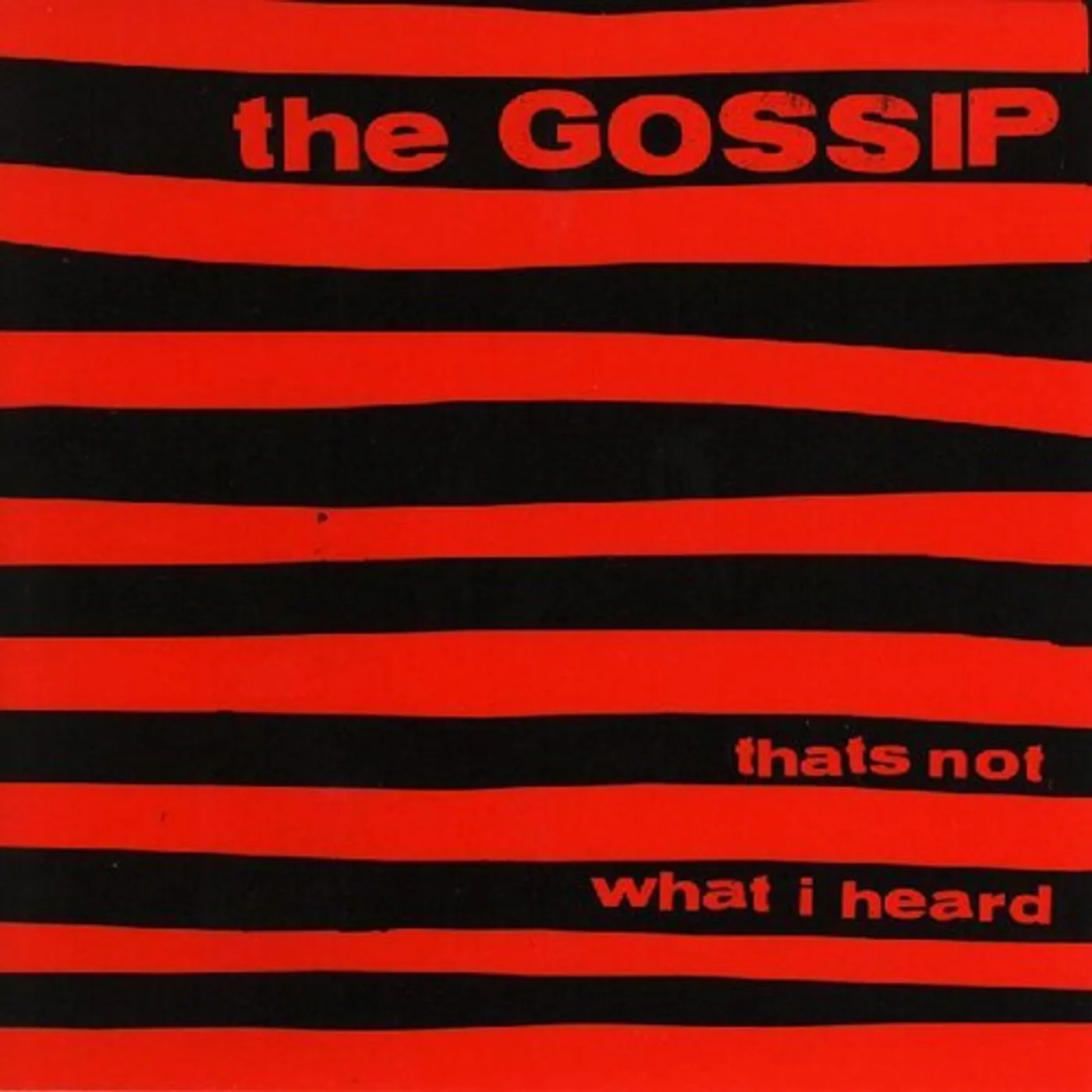 Gossip LP Vinyl - That'S Not What I Heard (Coloured Vinyl) (Red)