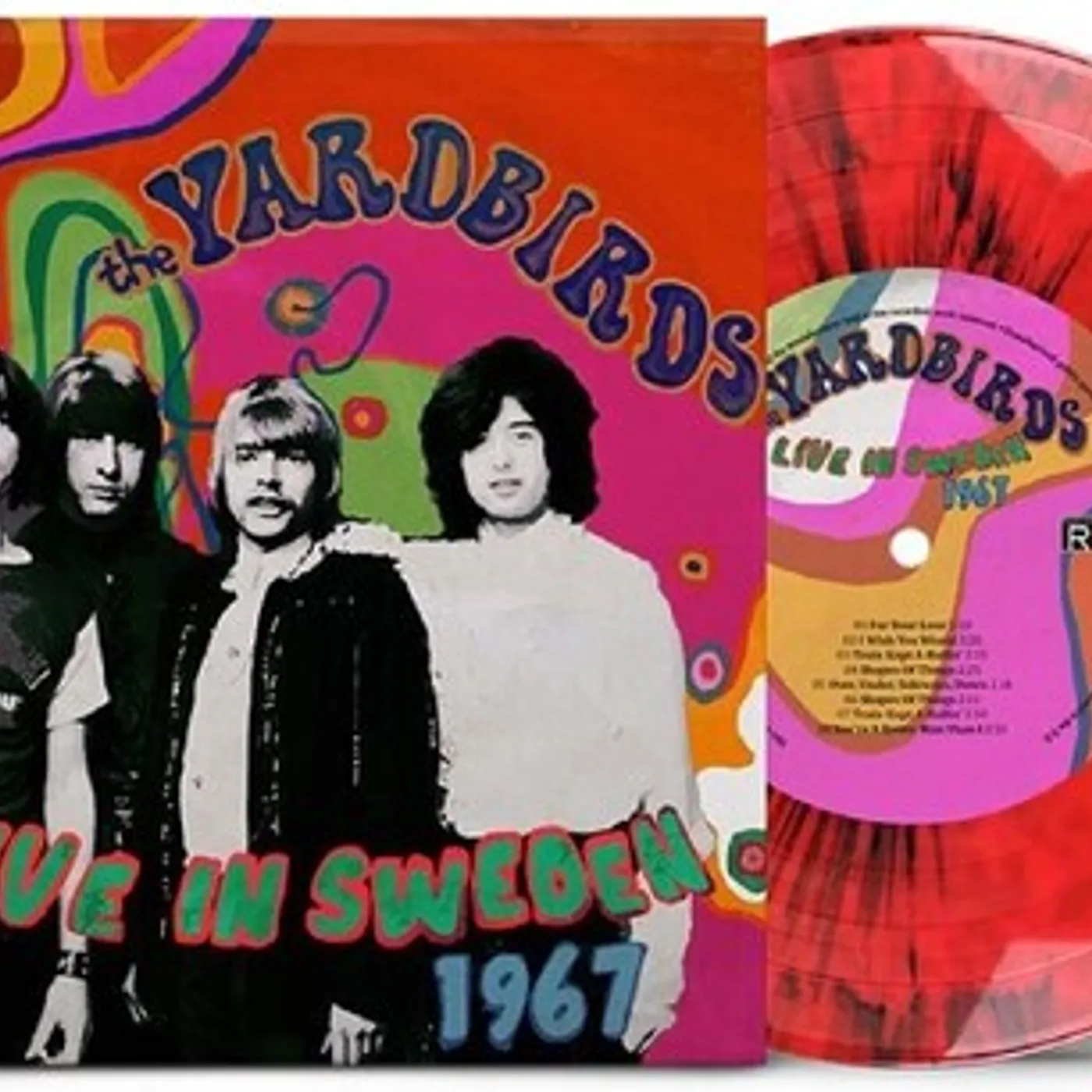 The Yardbirds LP Vinyl - Live In Sweden 1967 (10In) (Coloured Vinyl) (Spla) (Uk)