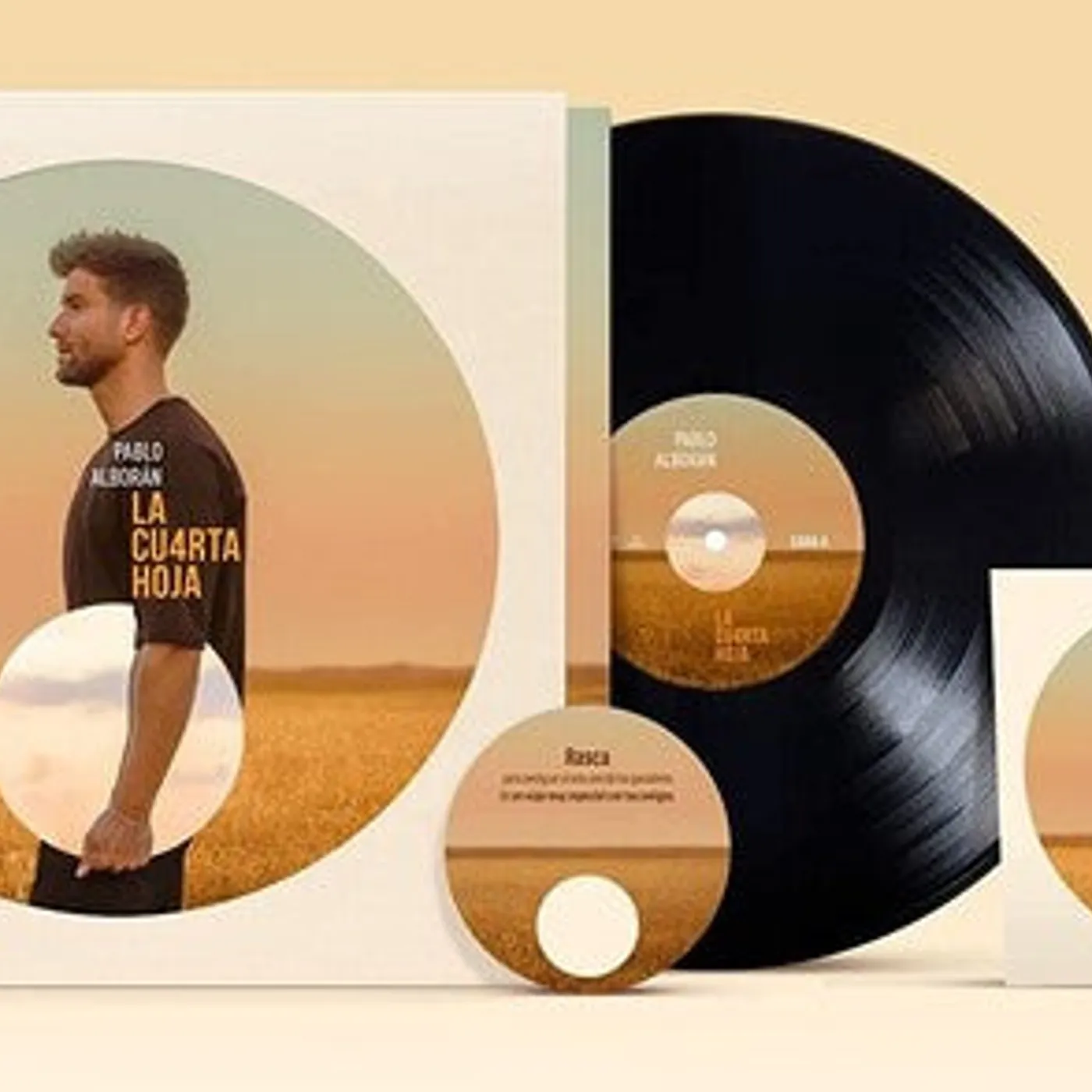 Pablo Alboran LP Vinyl - La Cuarta Hoja (Spa)