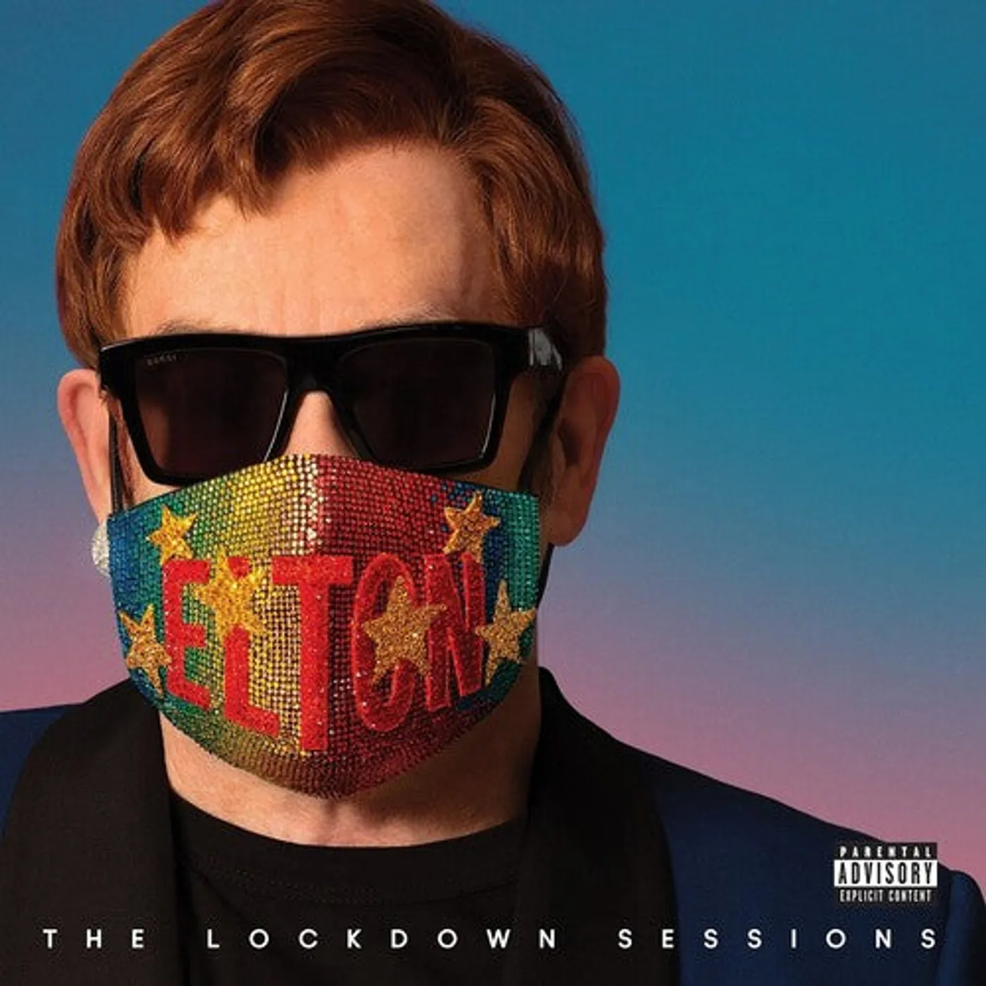 Elton John LP Vinyl - Lockdown Sessions (Blue) (Coloured Vinyl)