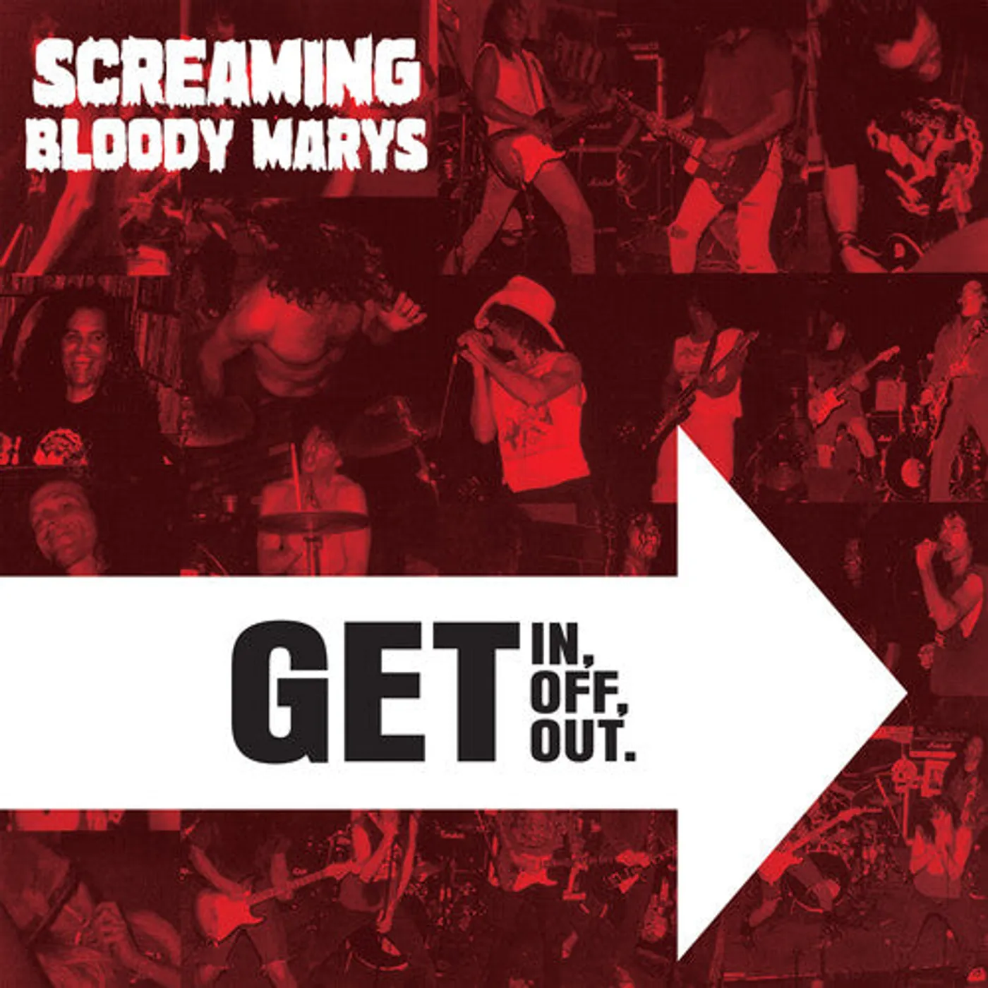 Screaming Bloody Mary's LP Vinyl - Get In Get Off. Get Out. - Clear (Cvnl) (Reis)