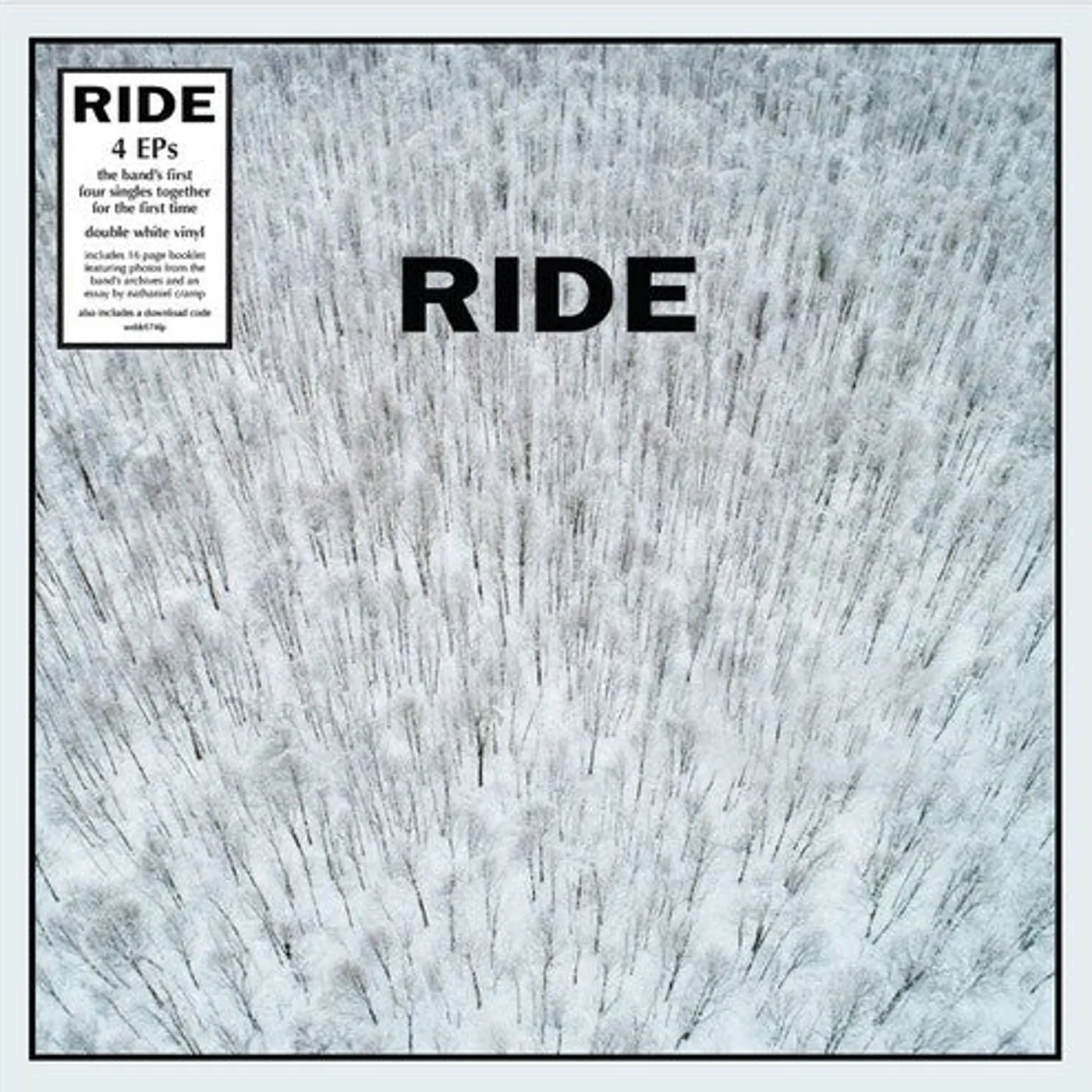 Ride LP Vinyl - 4 Eps (Coloured Vinyl) (Ltd) (Wht) (Uk)