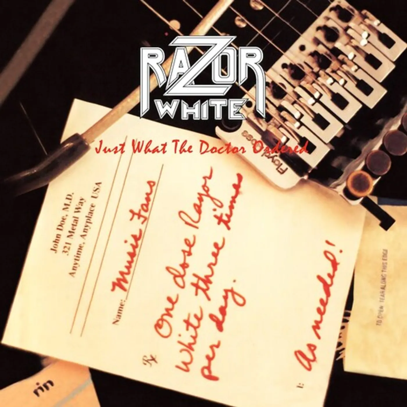 Razor White LP Vinyl - Just What The Doctor Ordered