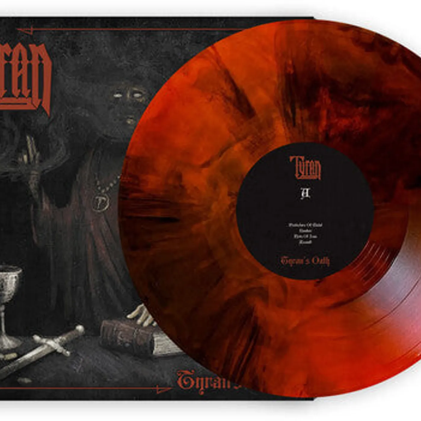 Tyran LP Vinyl - Tyran'S Oath - Orange/Black Marble (Blk) (Coloured Vinyl)