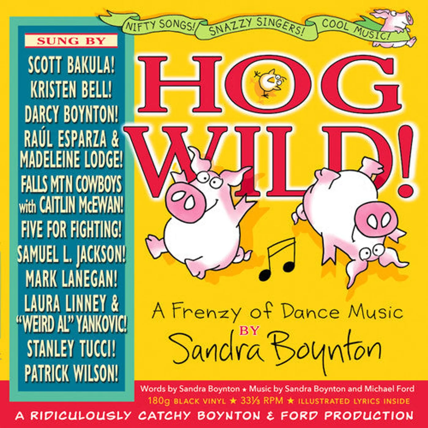 Sandra Boynton LP Vinyl - Hog Wild (Ogv)
