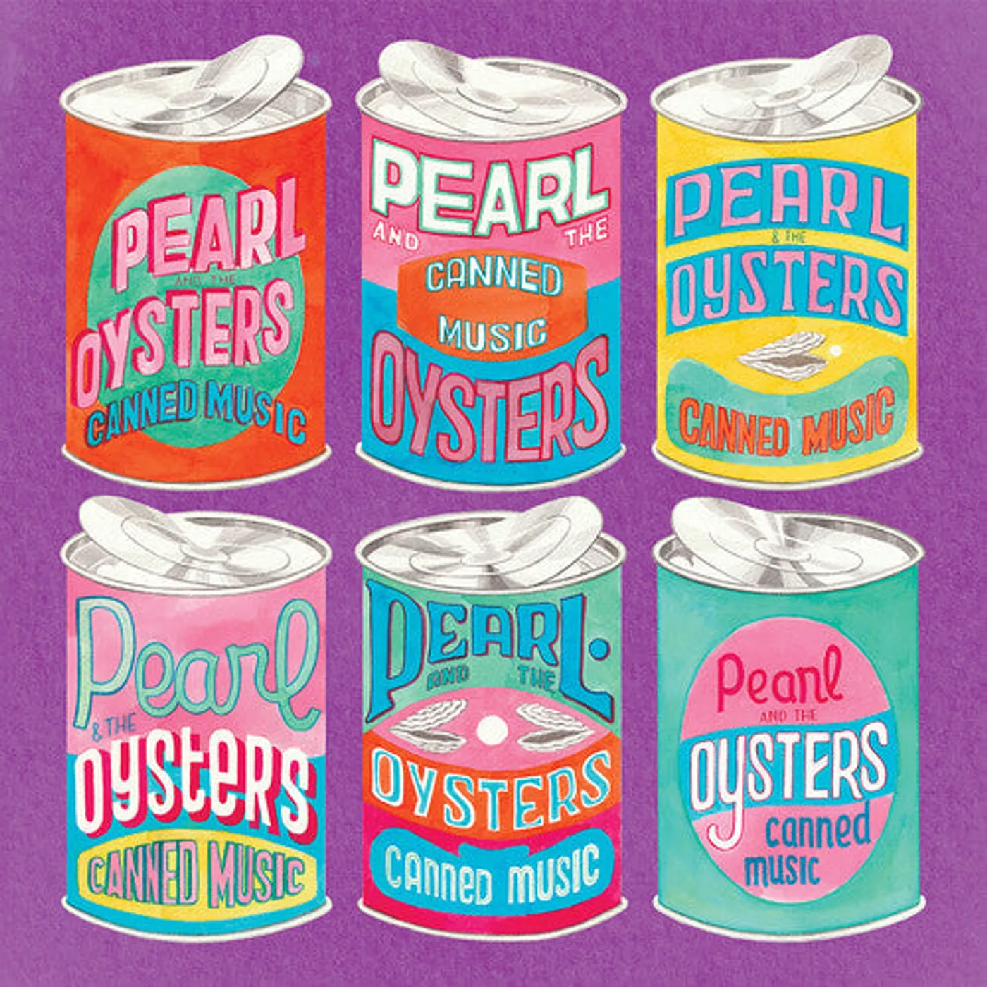 Pearl & The Oysters LP Vinyl - Canned Music - Blue (Blue) (Coloured Vinyl)