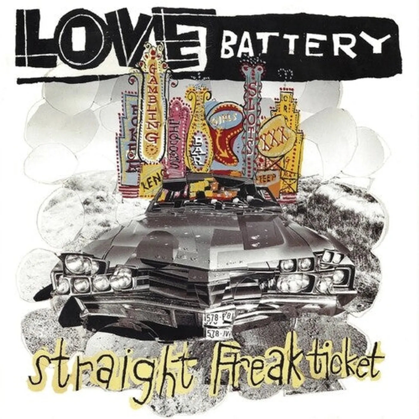 Love Battery LP Vinyl - Straight Freak Ticket
