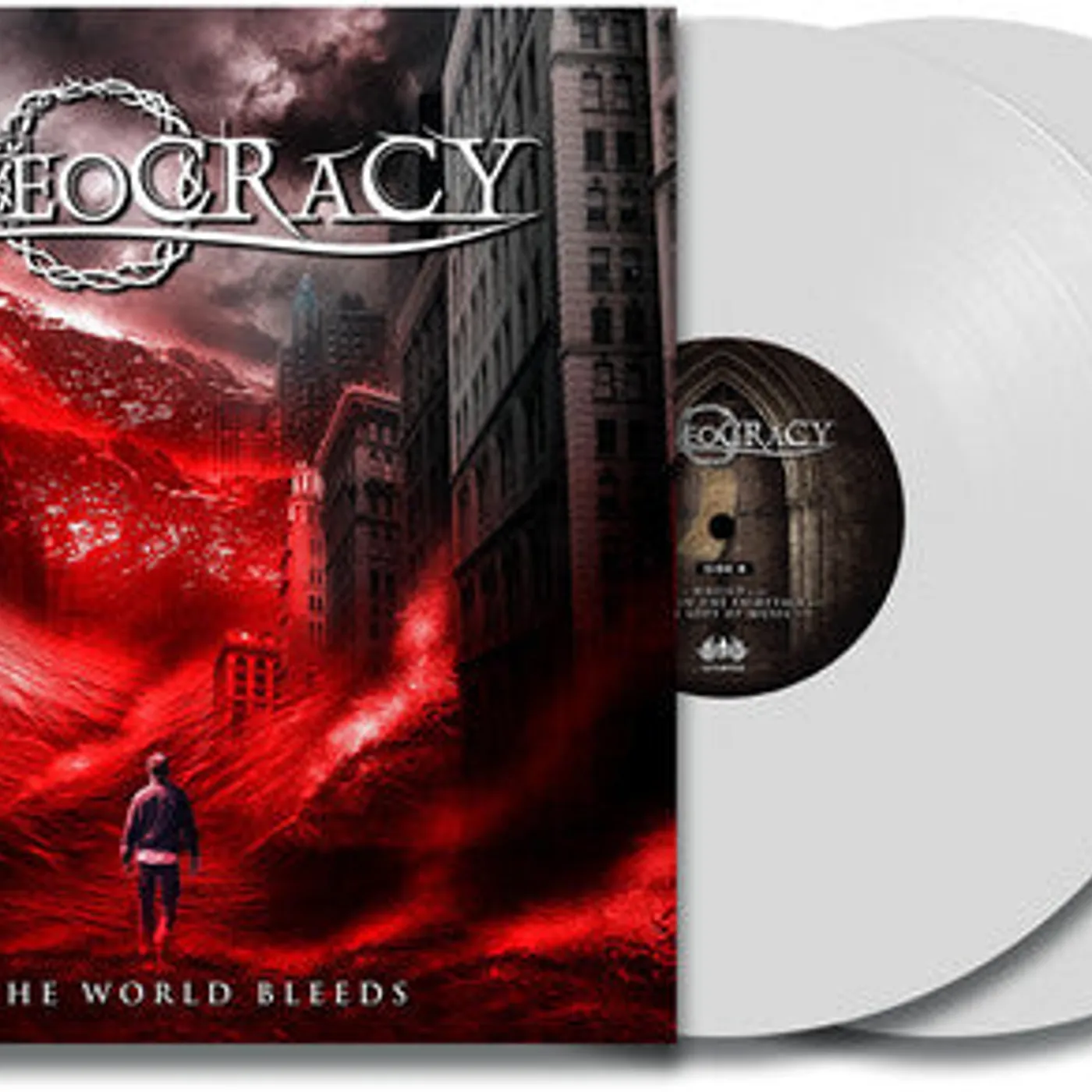 Theocracy LP Vinyl - As The World Bleeds - White (Coloured Vinyl) (Wht)