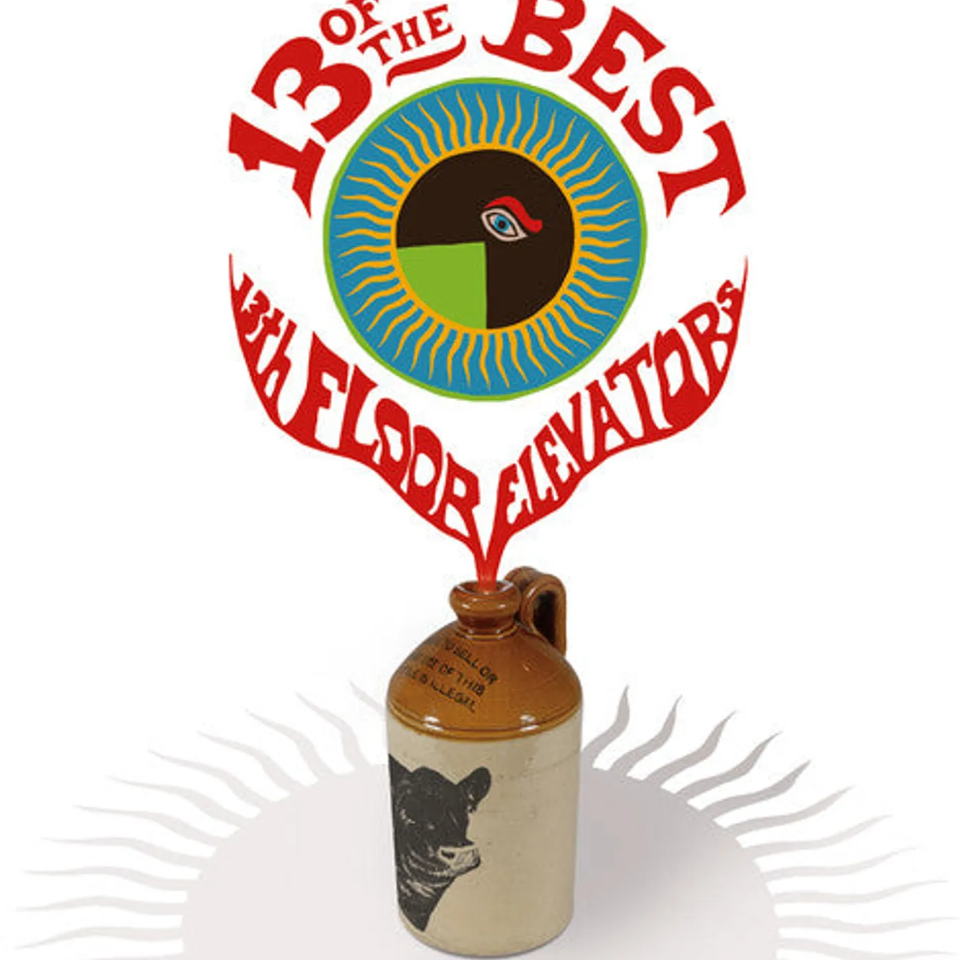 13Th Floor Elevators LP Vinyl - 13 Of The Best Of The 13Th Floor Elevators (Coloured Vinyl)
