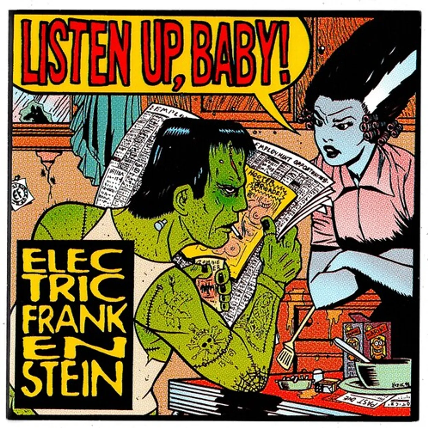 Electric Frankenstein LP Vinyl - Listen Up Baby