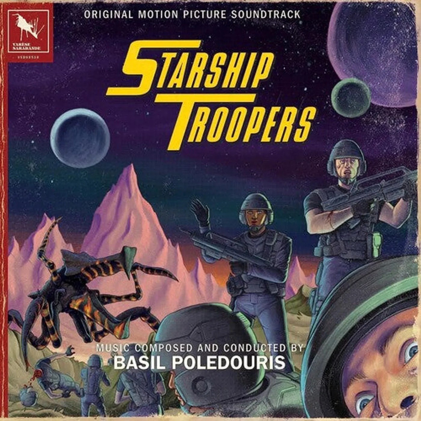 Basil Poledouris LP Vinyl - Starshiptroopers - Original Soundtrack