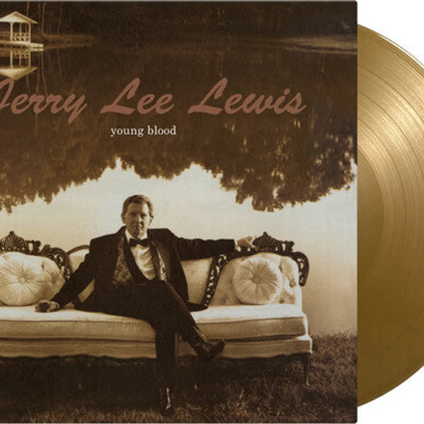 Jerry Lee Lewis LP Vinyl - Young Blood (Coloured Vinyl) (Gol) (Ltd) (Ogv) (Hol)