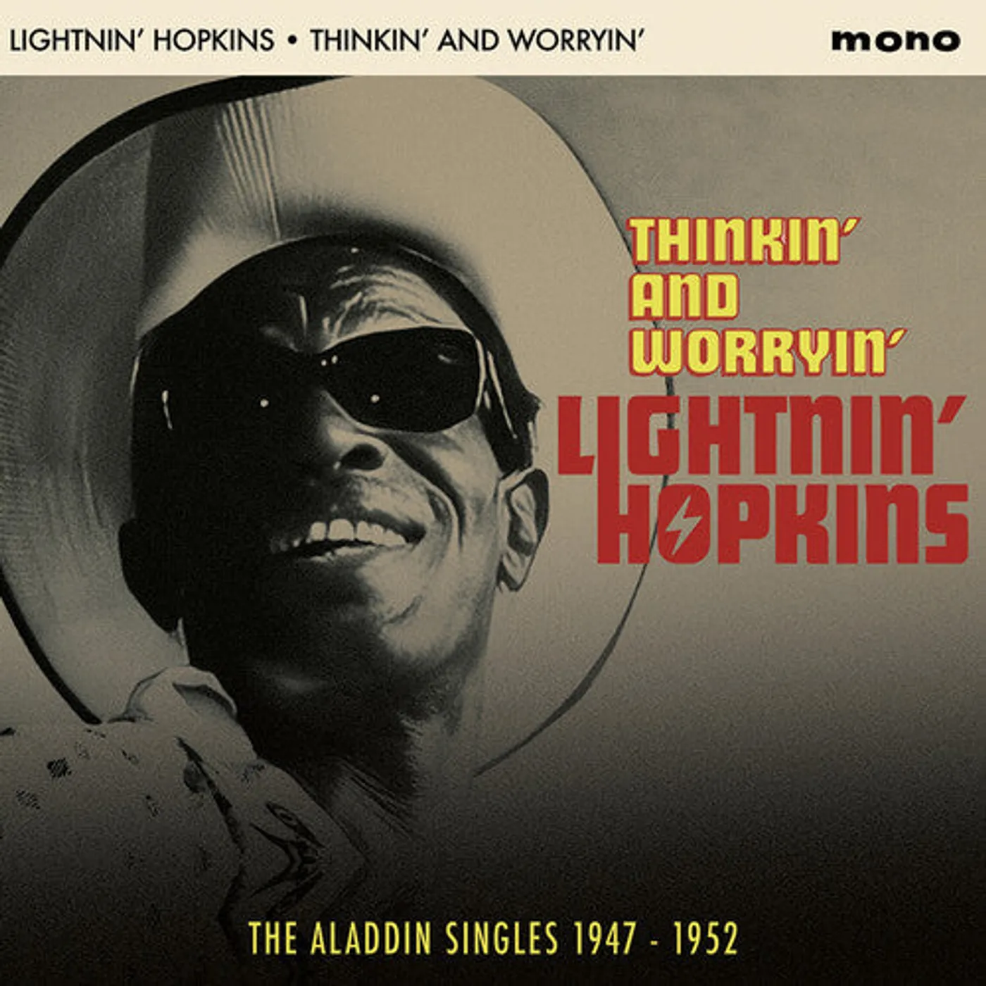 Lightnin' Hopkins LP Vinyl - Thinkin & Worryin: The Aladdin Singles 1947-1952