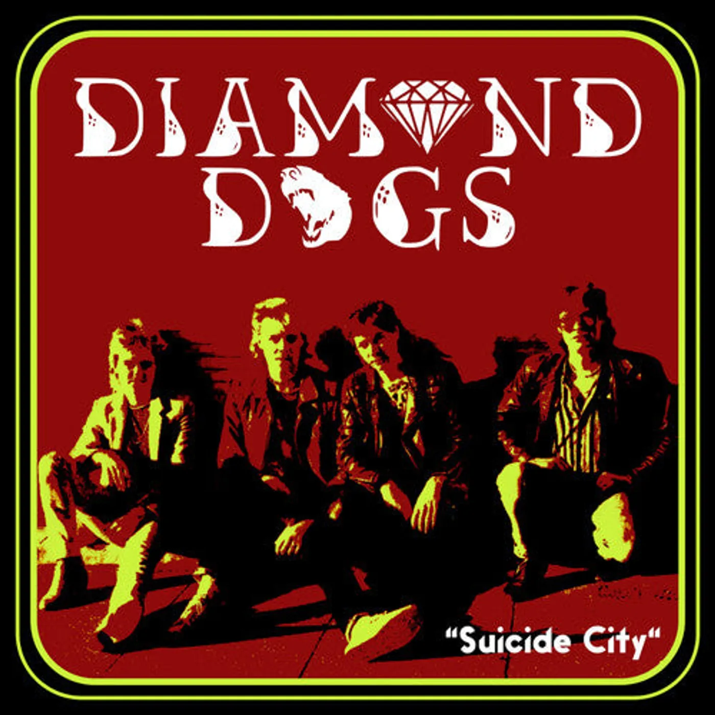 Diamond Dogs LP Vinyl - Suicide City - Red (Coloured Vinyl) (Red)