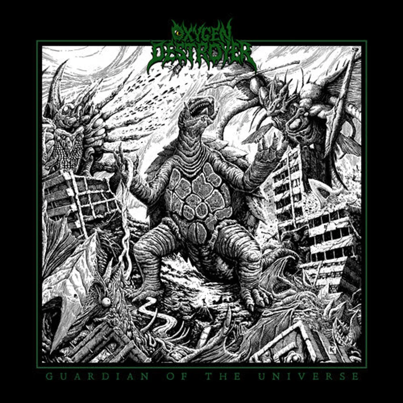 Oxygen Destroyer LP Vinyl - Guardian Of The Universe (Green Vinyl) (Coloured Vinyl)