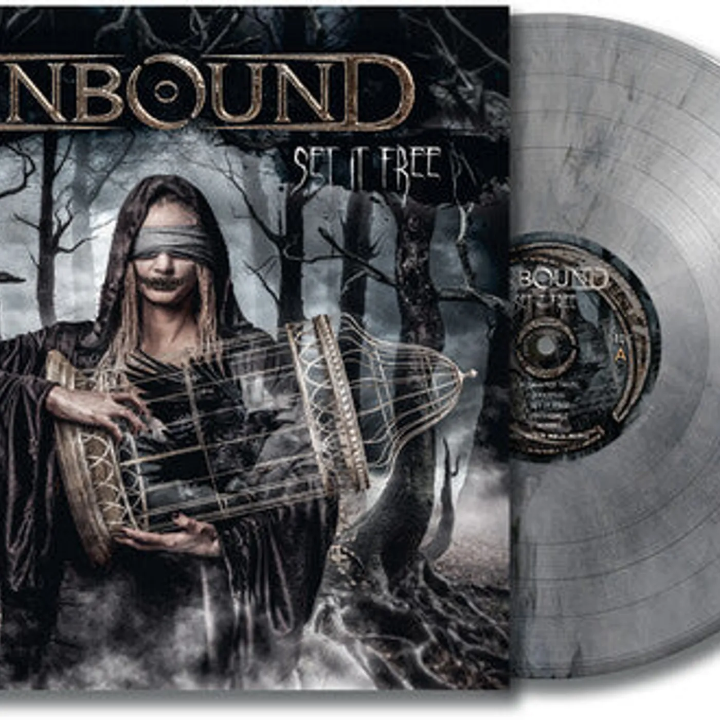 Enbound LP Vinyl - Set It Free - Silver/Black Marble (Blk) (Coloured Vinyl)