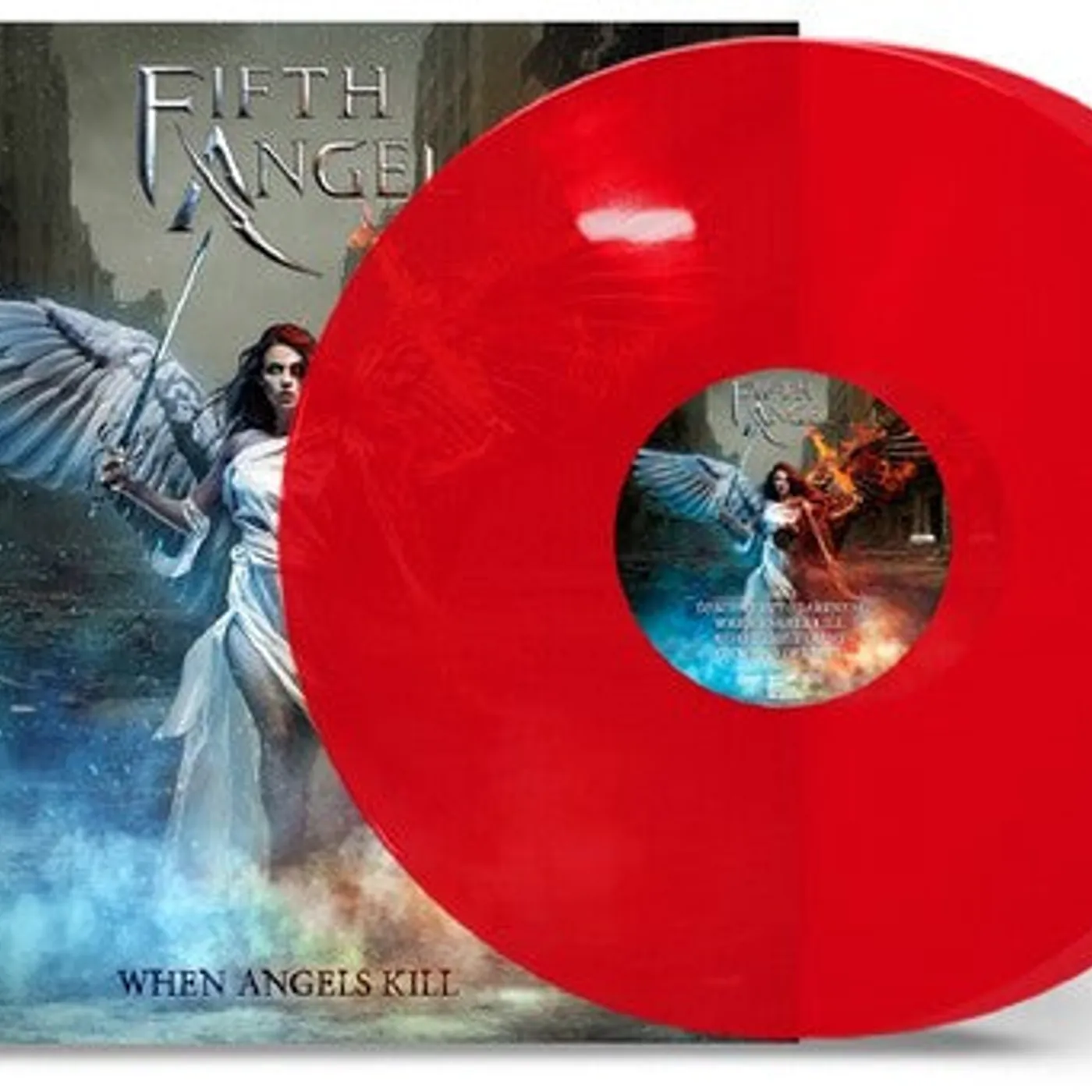 Fifth Angel LP Vinyl - When Angels Kill (Coloured Vinyl) (Gate Fold) (Red)