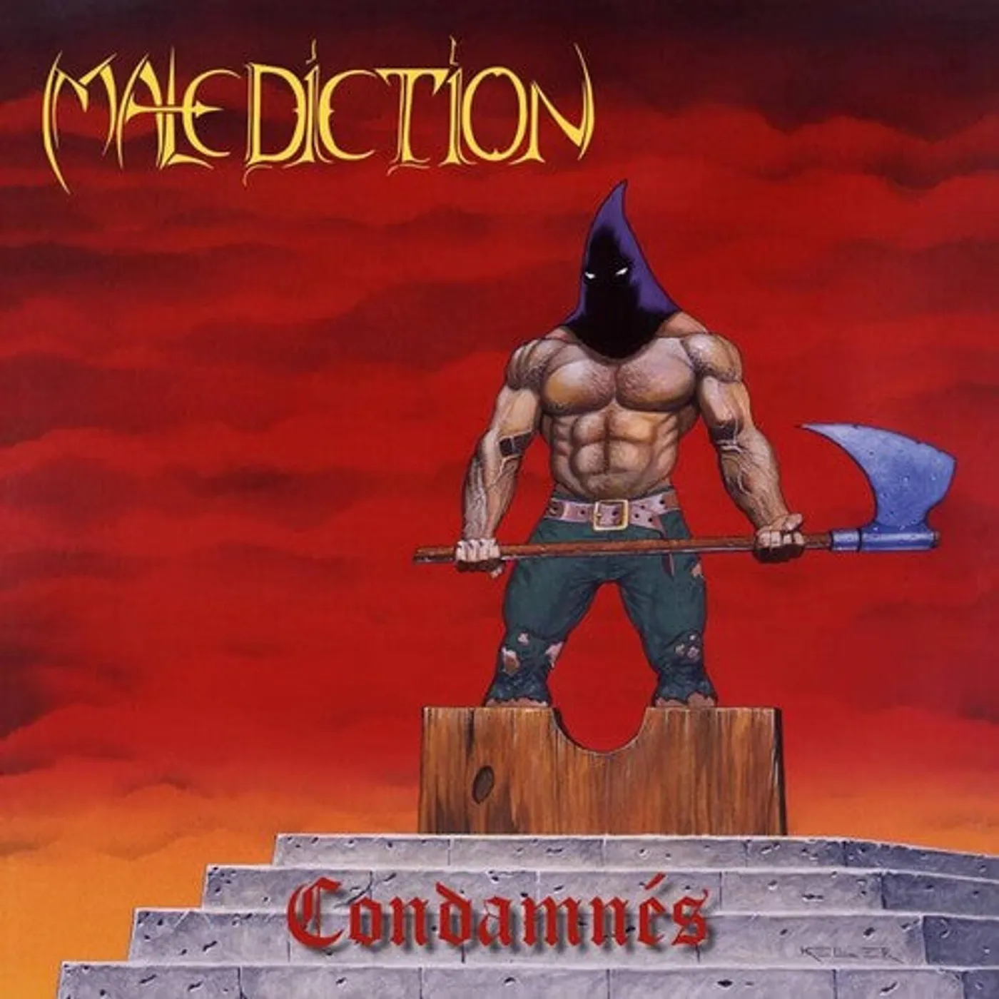 Malediction LP Vinyl - Condamnes (Coloured Vinyl) (Ltd) (Post) (Red) (Ylw) (Reis)