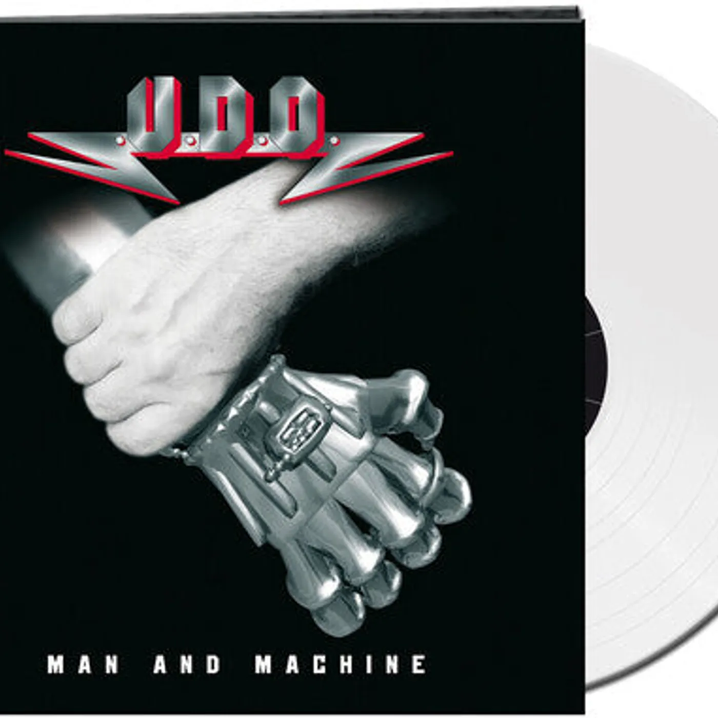 U.D.O. LP Vinyl - Man & Machine - White (Coloured Vinyl) (Gate Fold) (Ltd) (Wht)