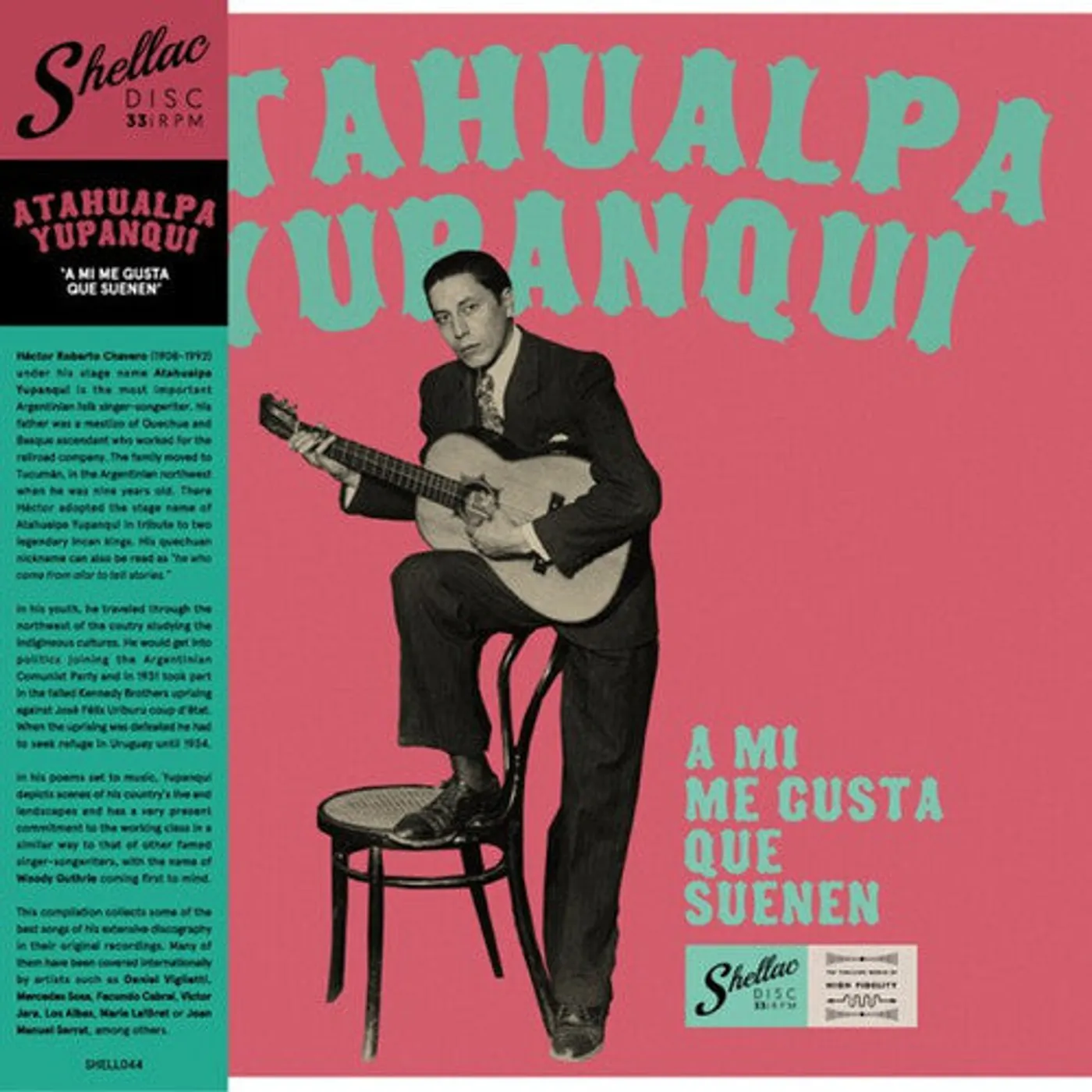 Atahualpa Yupanqui LP Vinyl - A Mi Me Gusta Que Suenen (Spa)