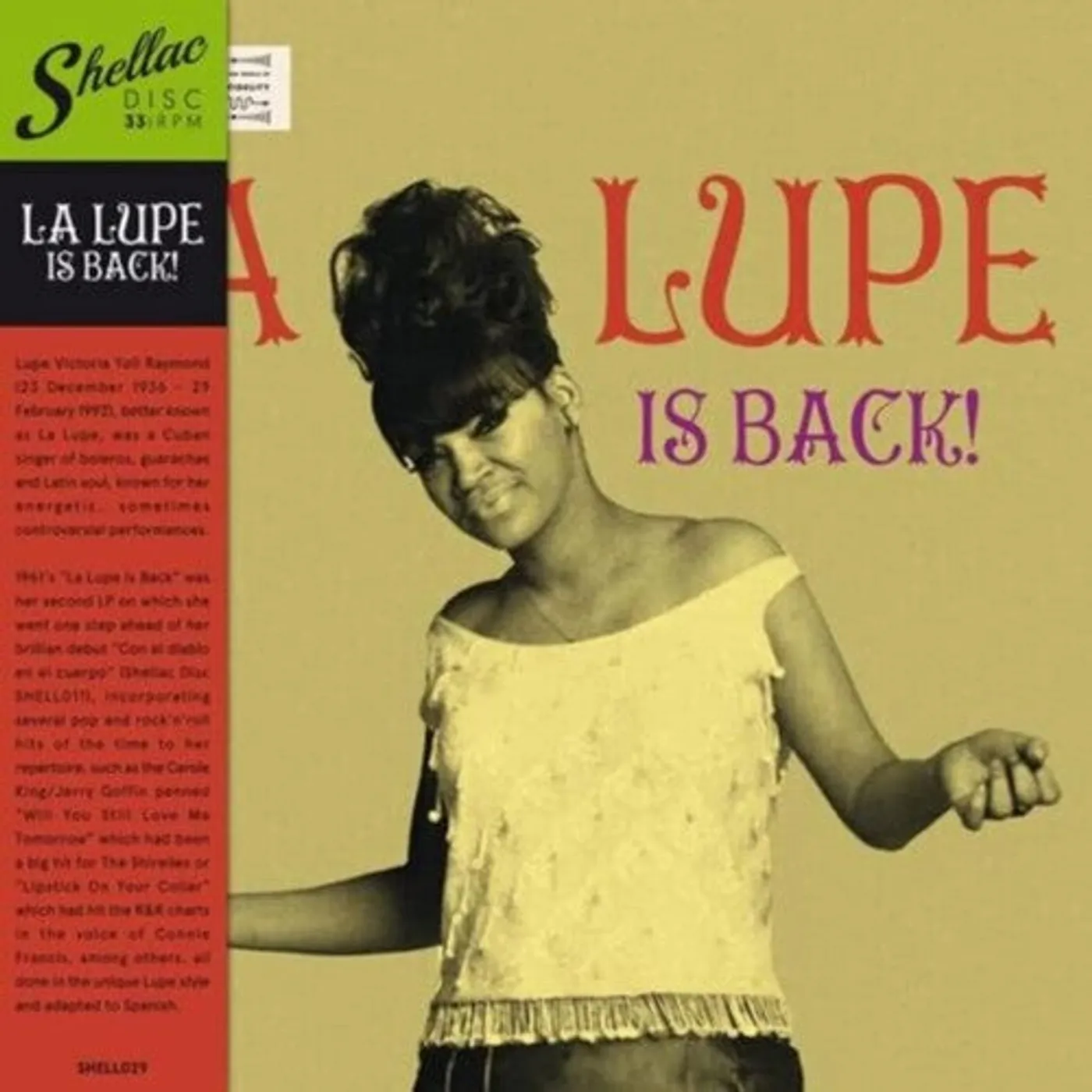 La Lupe LP Vinyl - Is Back (Spa)