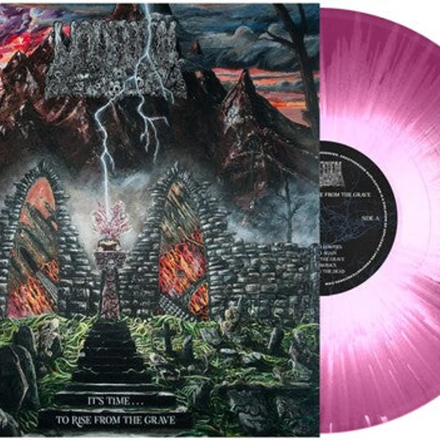 Undeath LP Vinyl - It'S Time...To Rise From The Grave (Coloured Vinyl) (Purp)
