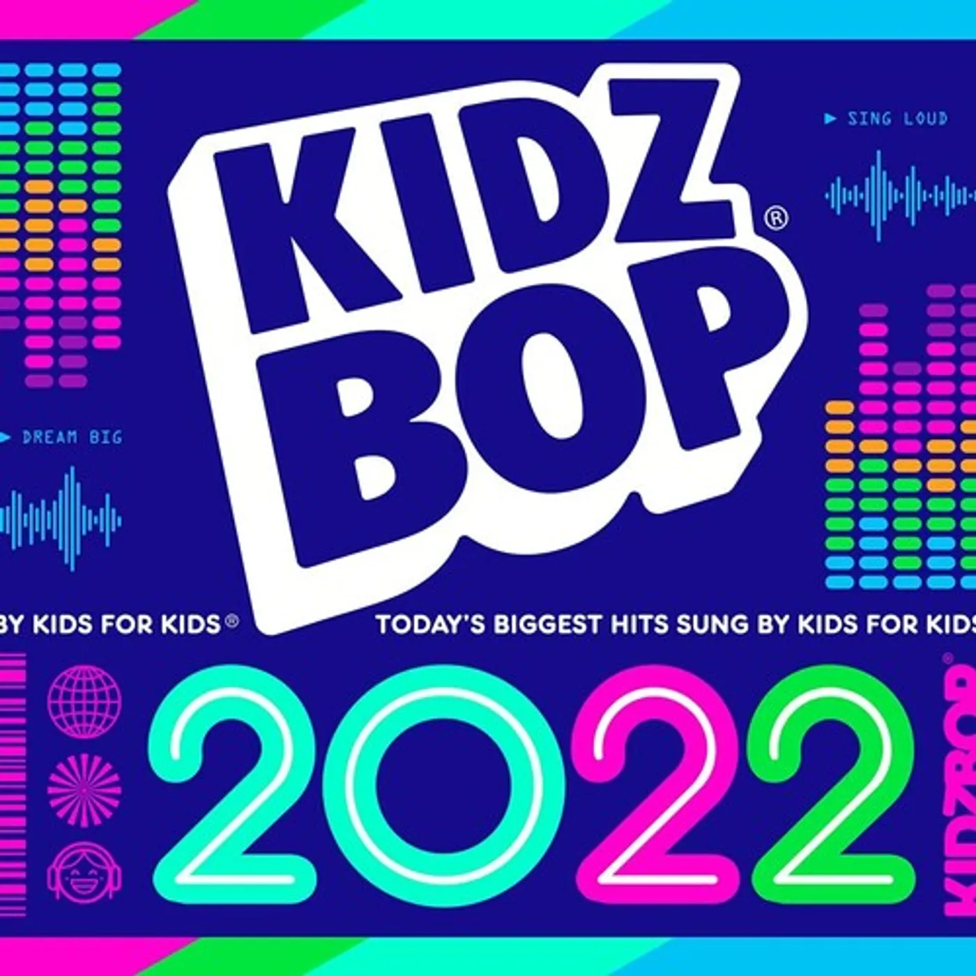 Kidz Bop Kids LP Vinyl - Kidz Bop 2022 (Coloured Vinyl) (Ylw)