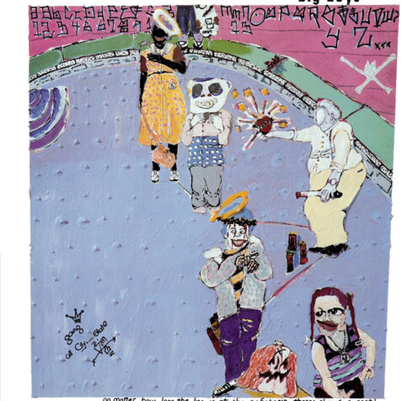 Big Boys LP Vinyl - No Matter How Long The Line Is At - Purple (Coloured Vinyl)