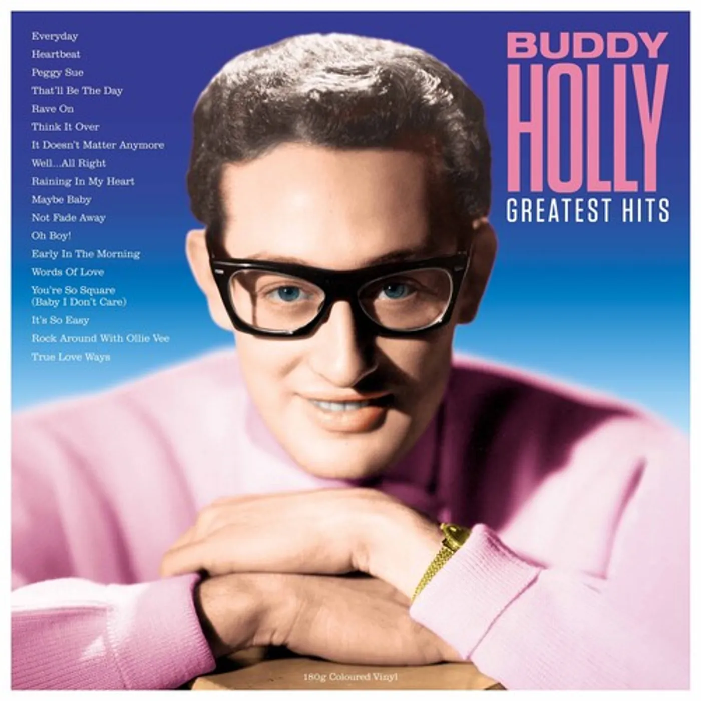 Buddy Holly LP Vinyl - Greatest Hits (Coloured Vinyl) (Ogv) (Pnk) (Uk)