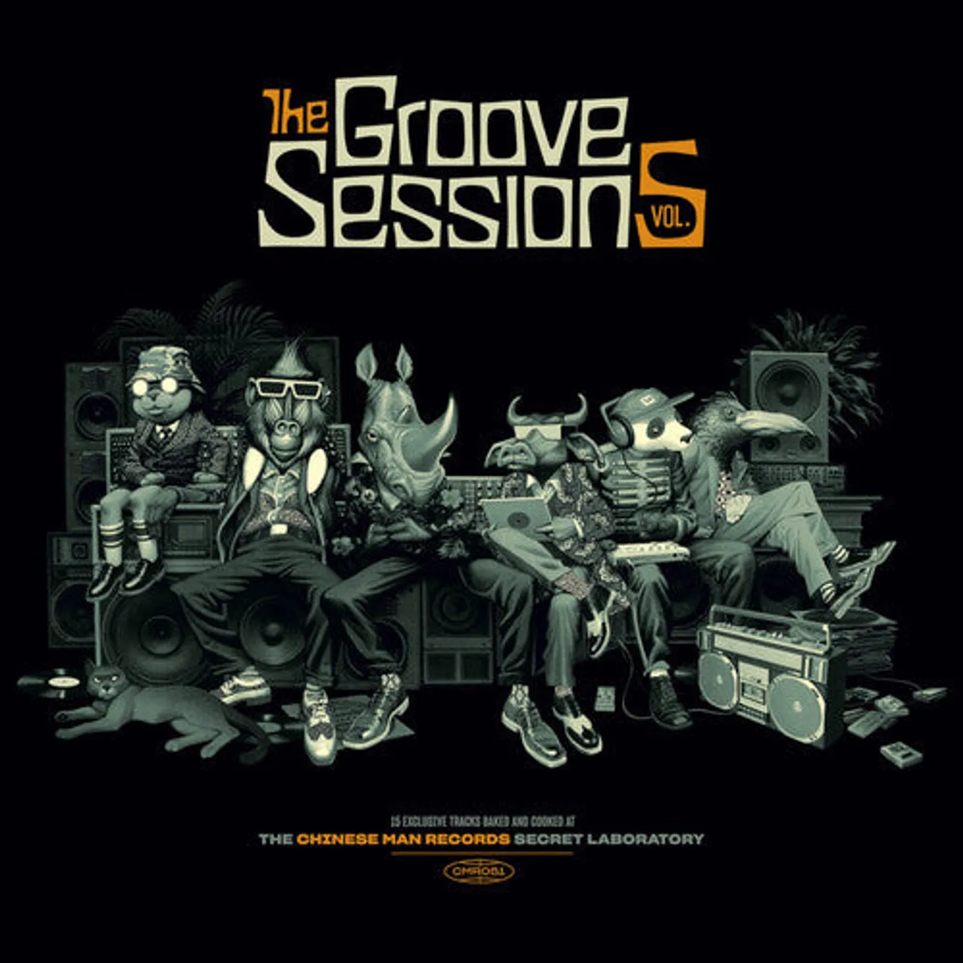 Chinese Man LP Vinyl - Groove Sessions Vol. 5 (Post) (Dlcd)