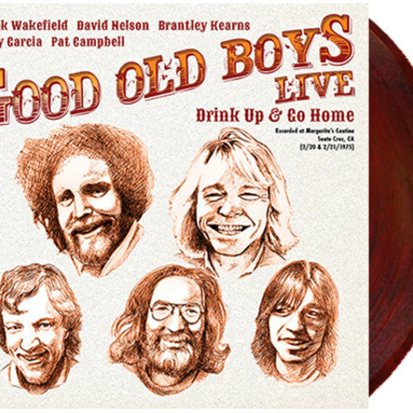 Good Old Boys LP Vinyl - Live - Drink Up And Go Home (Brwn) (Coloured Vinyl) (Cvnl)