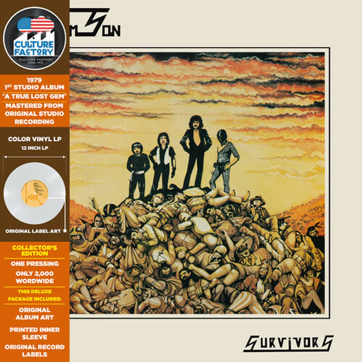 Samson LP Vinyl - Survivors (Milky Clear) (Coloured Vinyl) (Cvnl) (Grn)