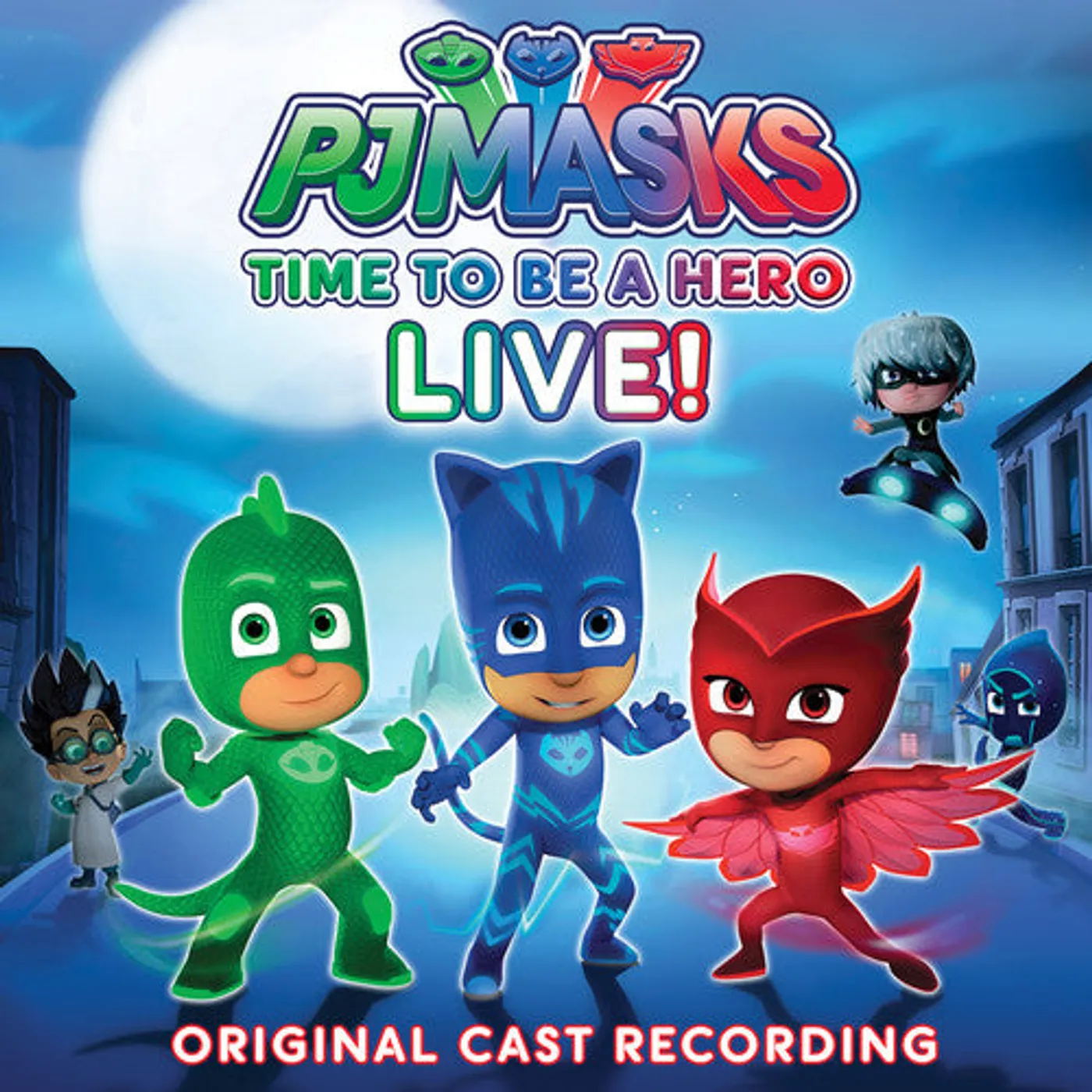Pj Masks LP Vinyl - Time To Be A Hero (Original Cast Recording)