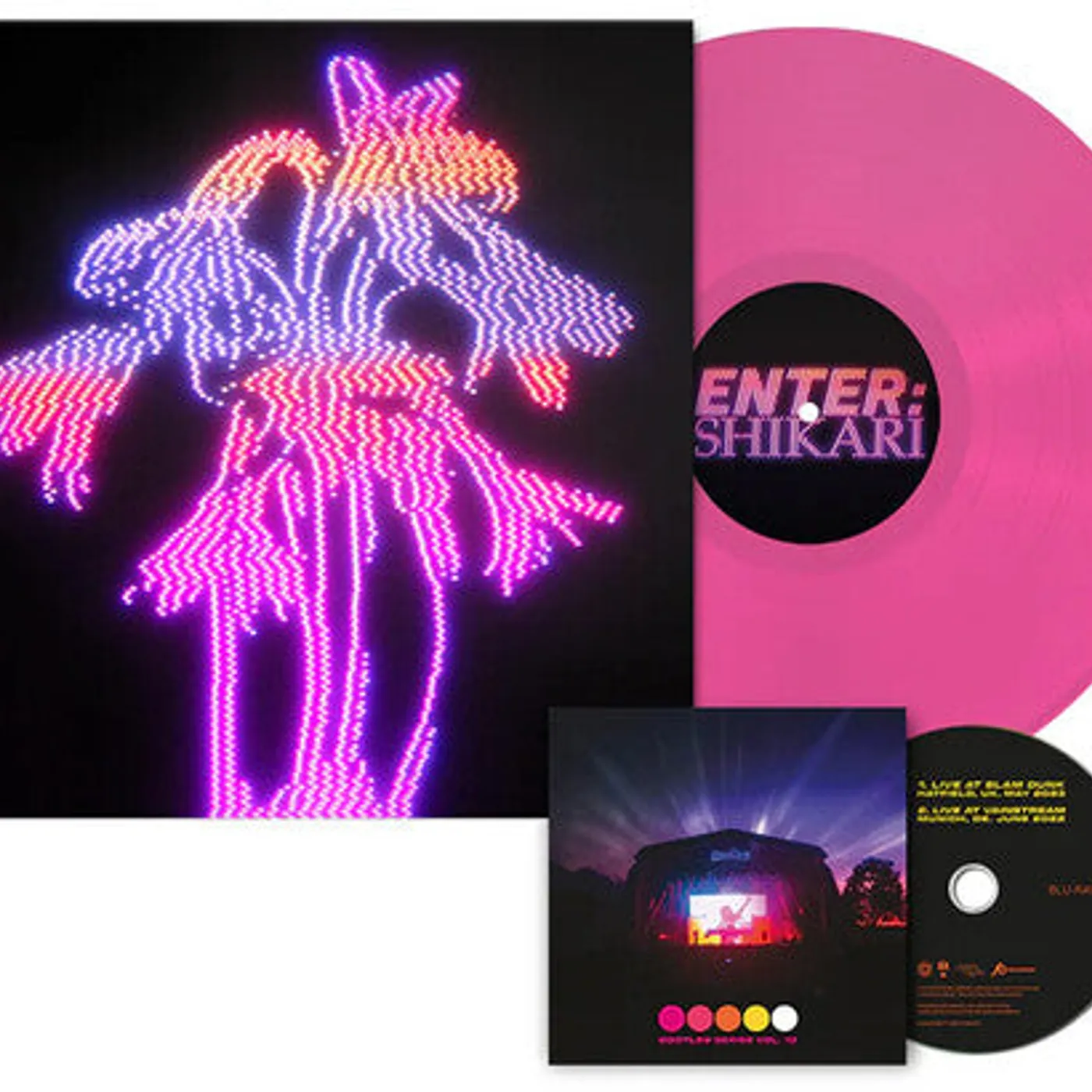 Enter Shikari LP Vinyl - Dancing On The Frontline (Coloured Vinyl) (Pnk) (Wbr) (Uk)