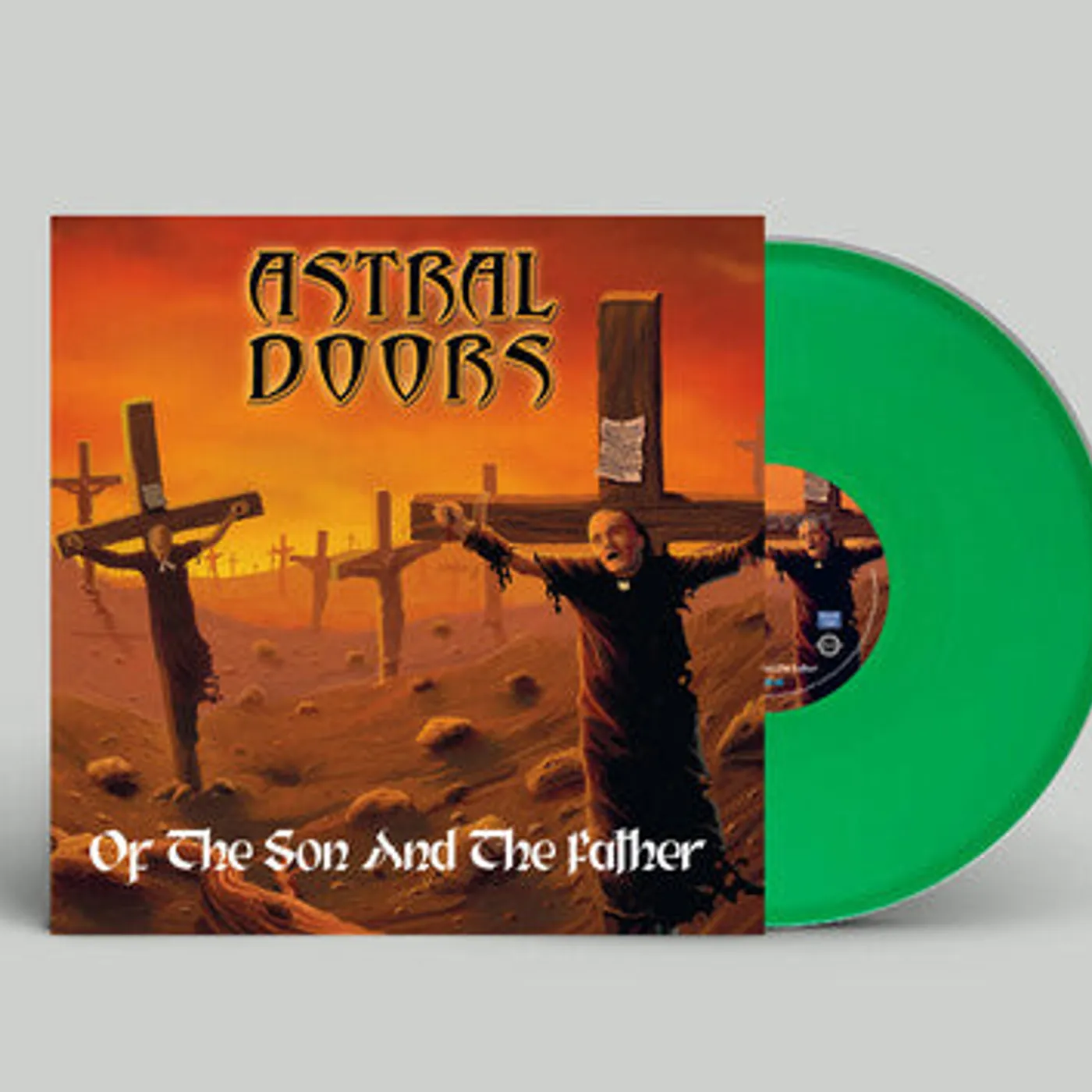 Astral Doors LP Vinyl - Of The Son & The Father - Transparent Green (Coloured Vinyl)