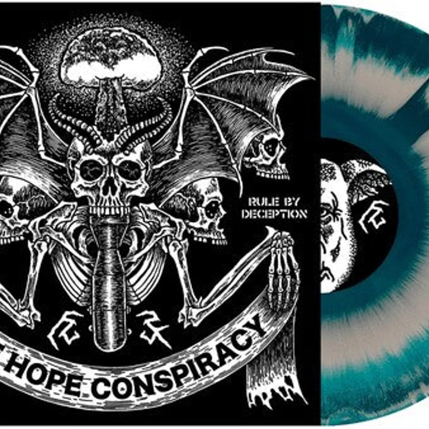 The Hope Conspiracy LP Vinyl - Tools Of Oppression / Rule By Deception (Blue)