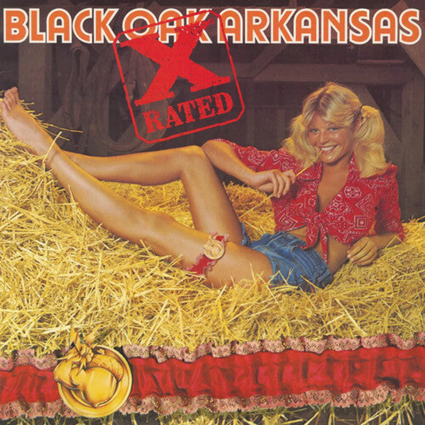 Black Oak Arkansas LP Vinyl - X Rated - Red (Coloured Vinyl) (Red) (Reis)