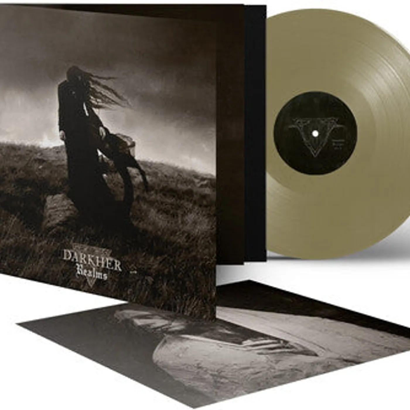 Darkher LP Vinyl - Realms - Gold (Coloured Vinyl) (Gate Fold) (Gold) (Ltd) (Ofgv)