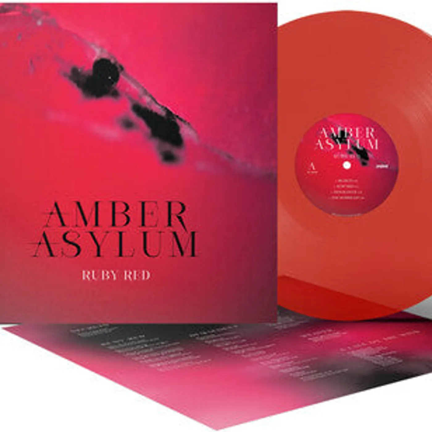 Amber Asylum LP Vinyl - Ruby Red (Coloured Vinyl) (Ltd) (Ofgv) (Red)