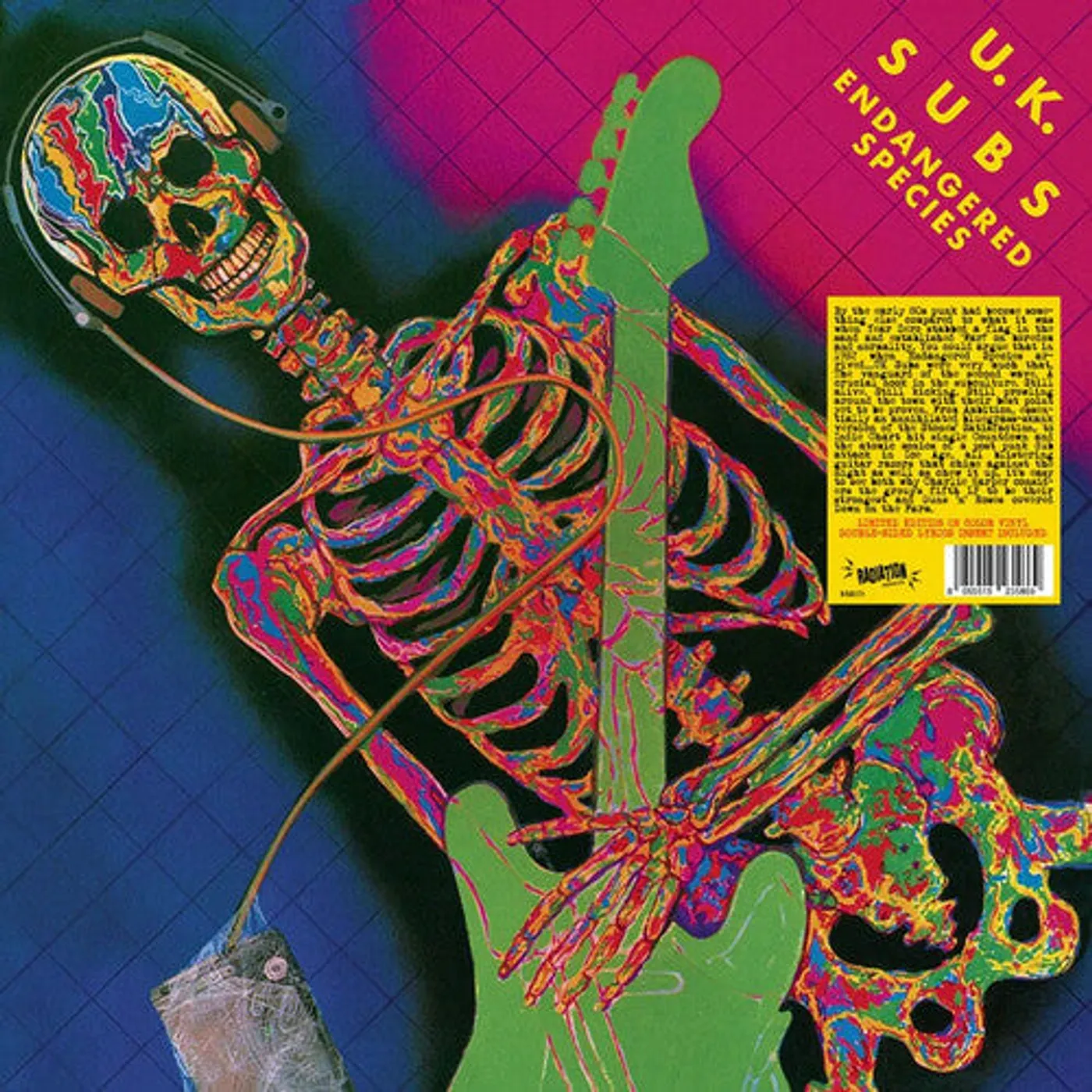 U.K. Subs LP Vinyl - Endangered Species (Coloured Vinyl) (Pnk) (Uk)