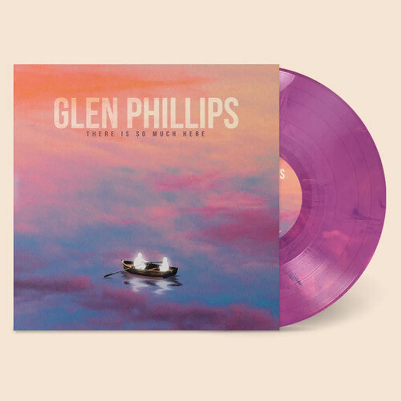 Glen Phillips LP Vinyl - There Is So Much Here - Purple/Pink Swirl (Coloured Vinyl)