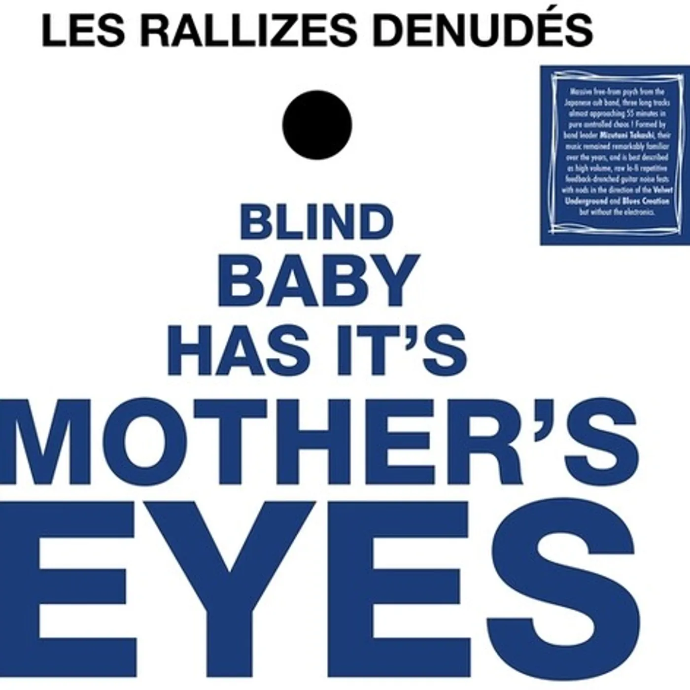 Les Rallizes Dénudés LP Vinyl - Blind Baby Has Its Mother'S Eyes