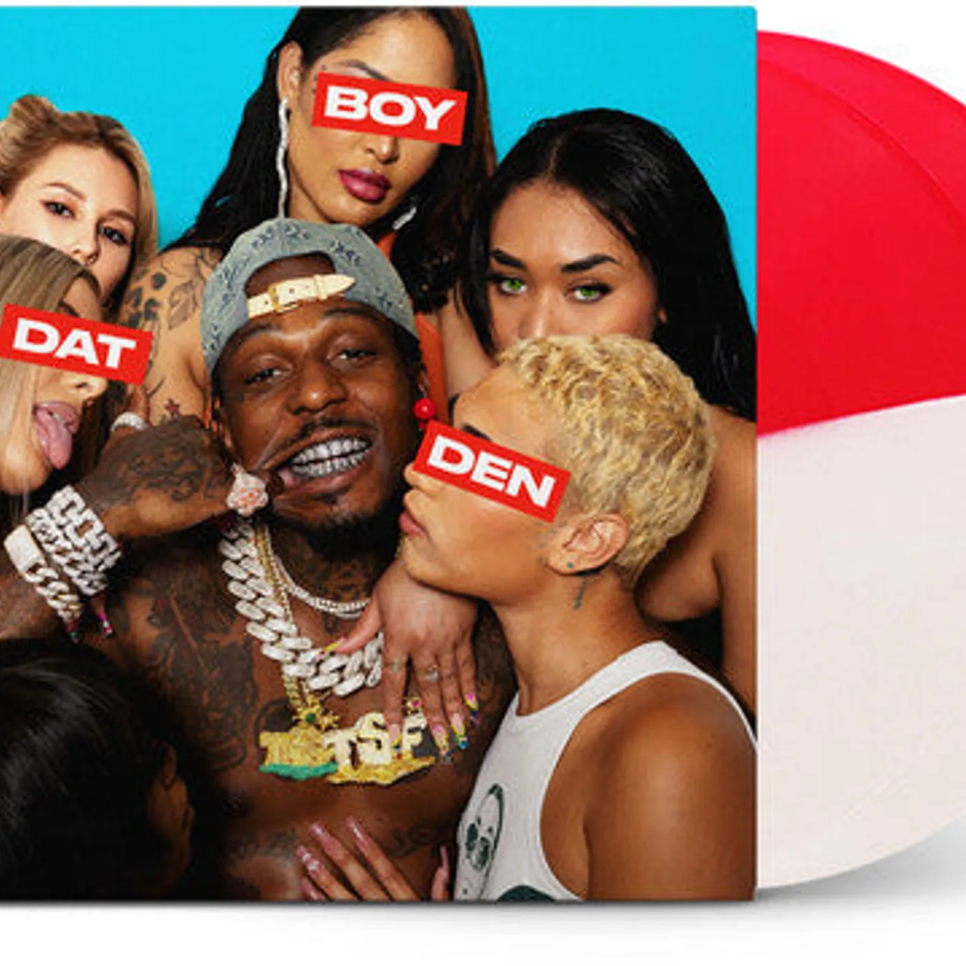 Sauce Walka LP Vinyl - Dat Boy Den (Coloured Vinyl) (Red) (Wht)