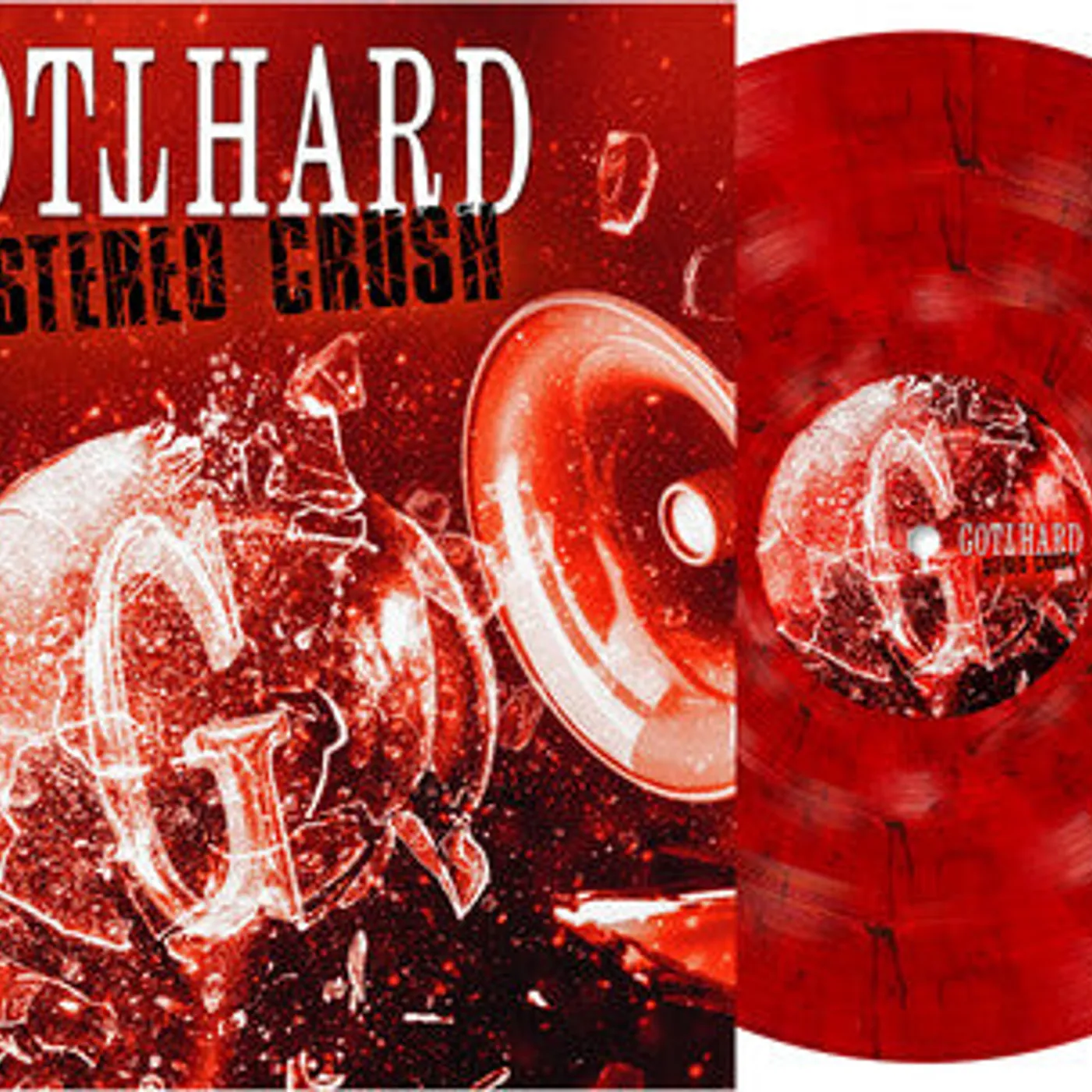 Gotthard LP Vinyl - Stereo Crush (Coloured Vinyl) (Red)